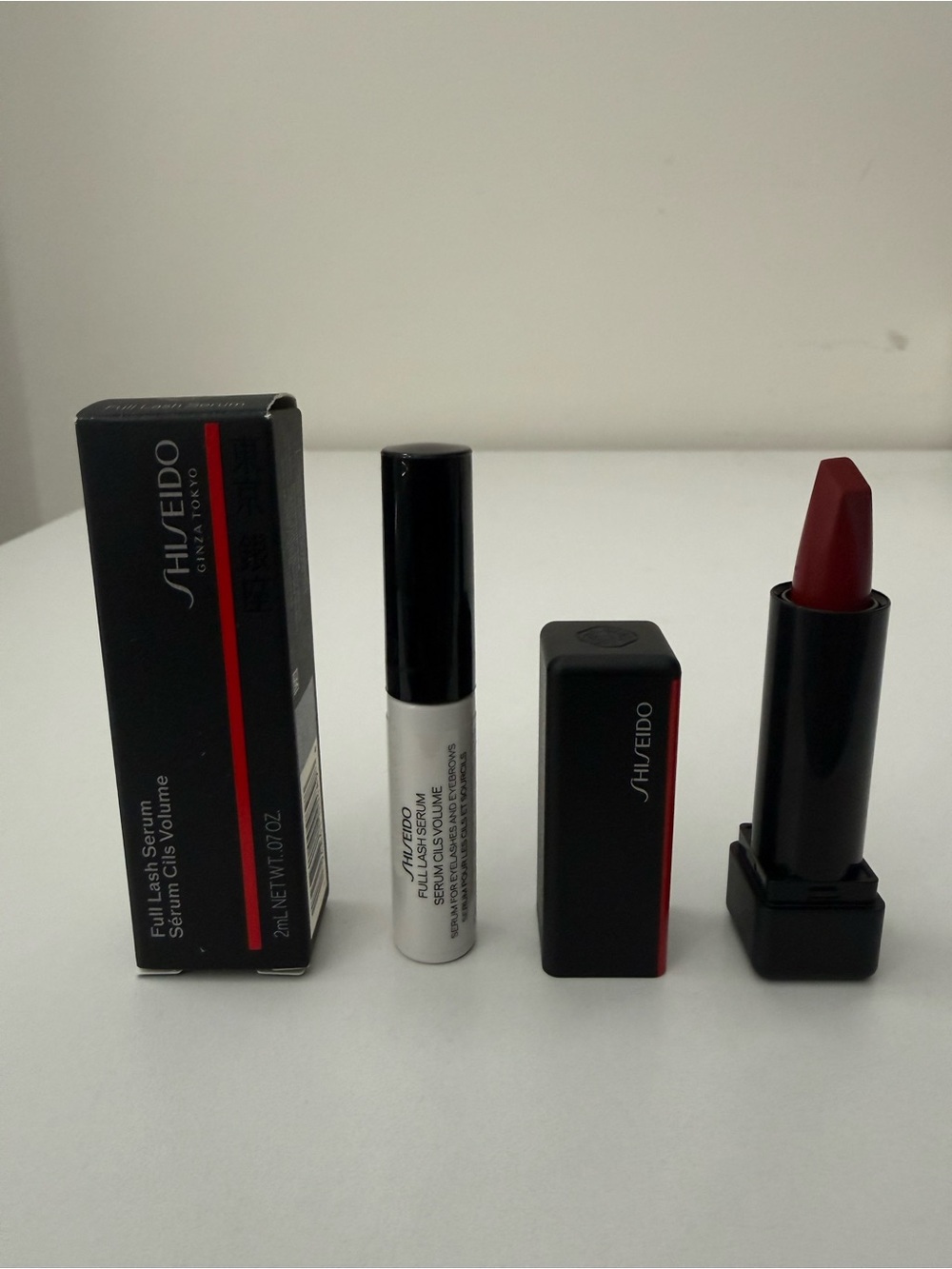 Shiseido Full Lash Growth Serum and Matte Powder Lipstick Mini Duo